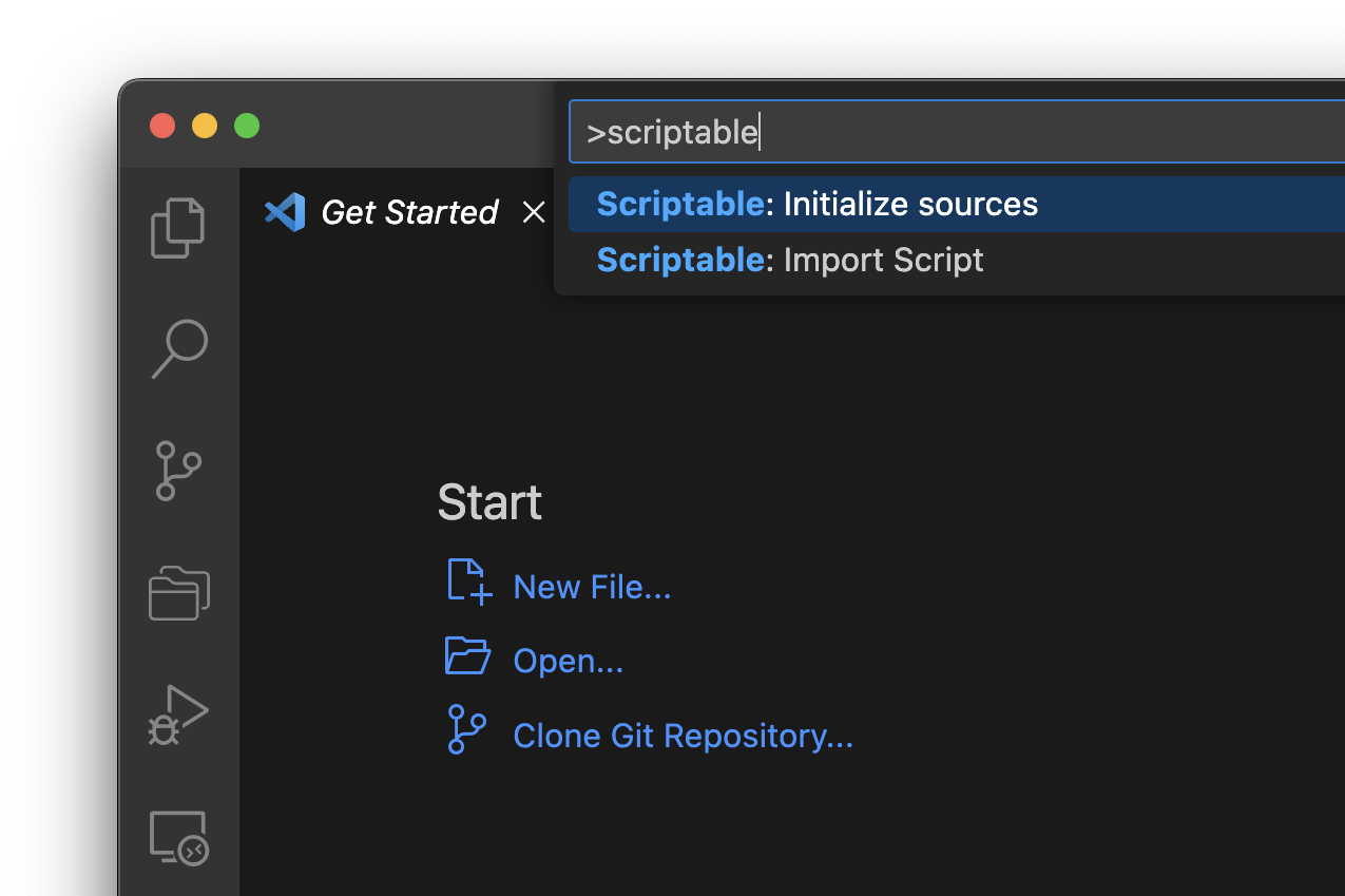 Scriptable VSCode